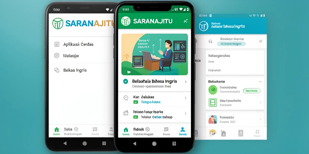 Antarmuka aplikasi SARANAJITU yang menarik dan interaktif.